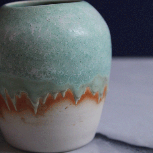 Jade Ice Porcelain Vase