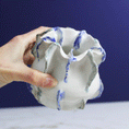 Load image into Gallery viewer, Porcelain Organic Wavy Vase
