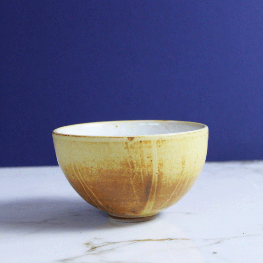 Yellow Rounded Berry Bowl