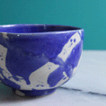 Load image into Gallery viewer, Cobalt Marble Jumbo Mug
